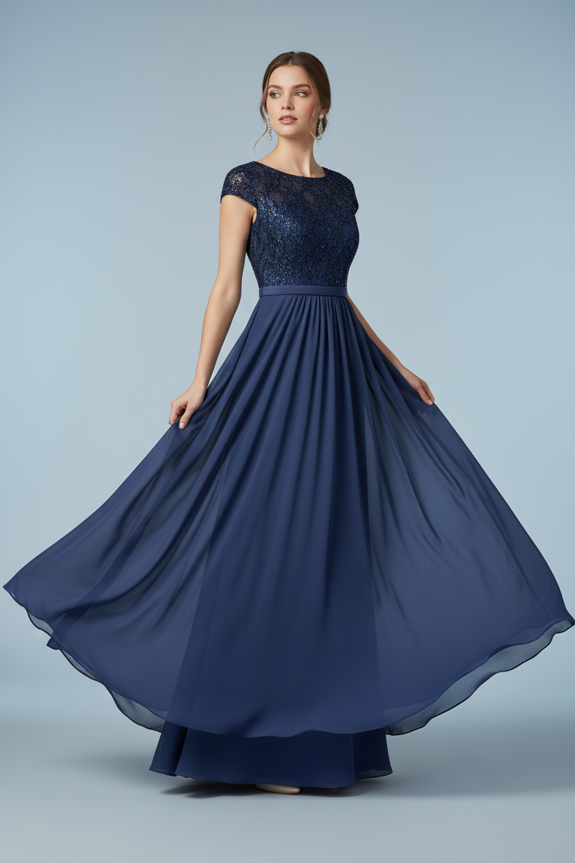 Abito Blu - 3/4