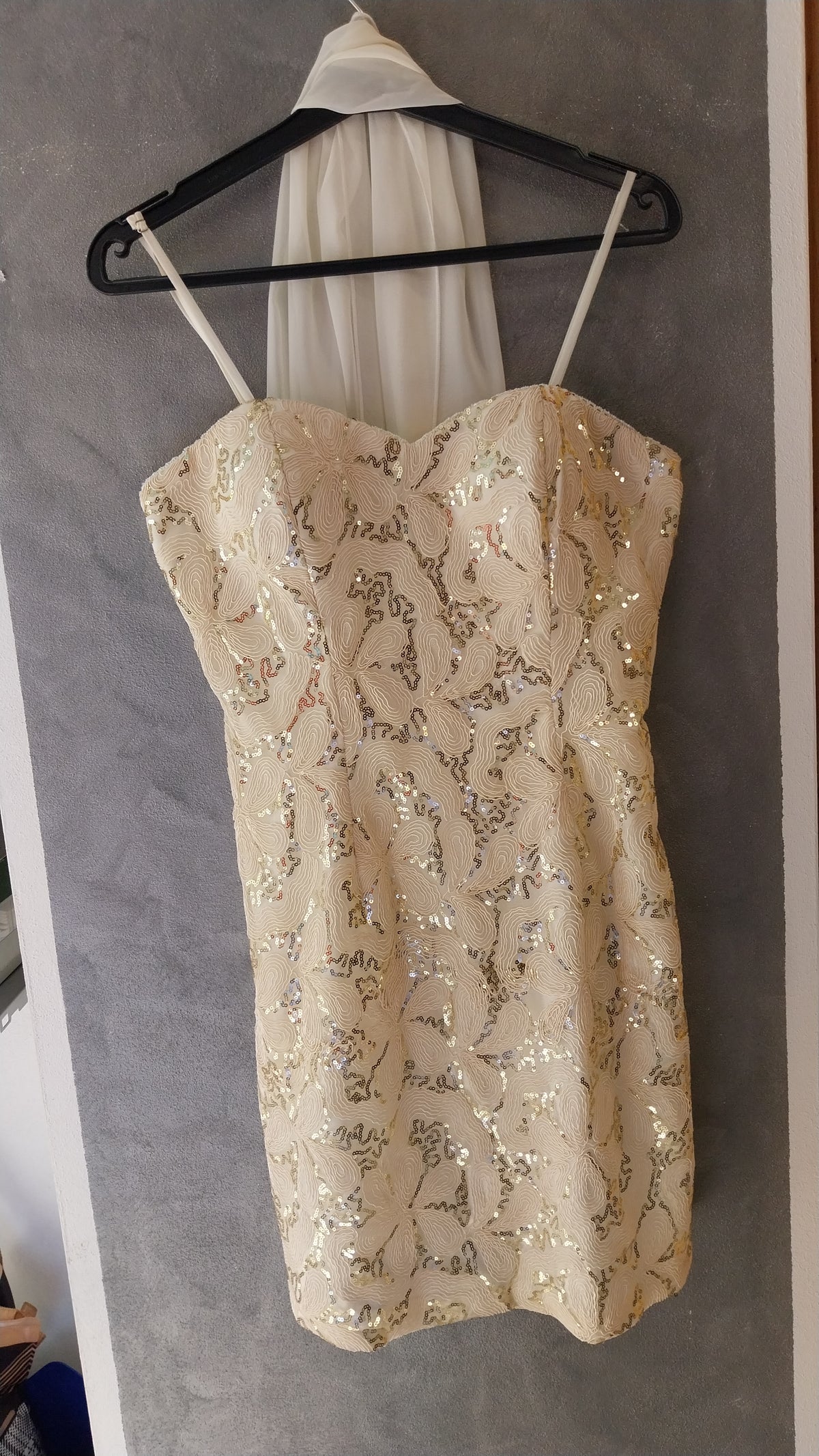 Vestito cerimonia colore panna