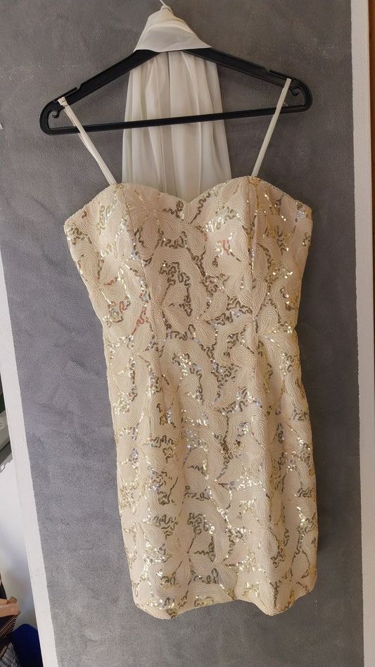 Vestito cerimonia colore panna
